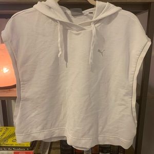 Puma Cropped Muscle Hoodie